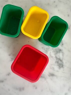 Planetbox Rover Silicone Pods - Red, Yellow & Green
